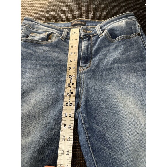 Judy Blue High Waist Slim Fit Medium Wash Jeans JB82176MD Size 7/28 Spandex - Picture 6 of 11